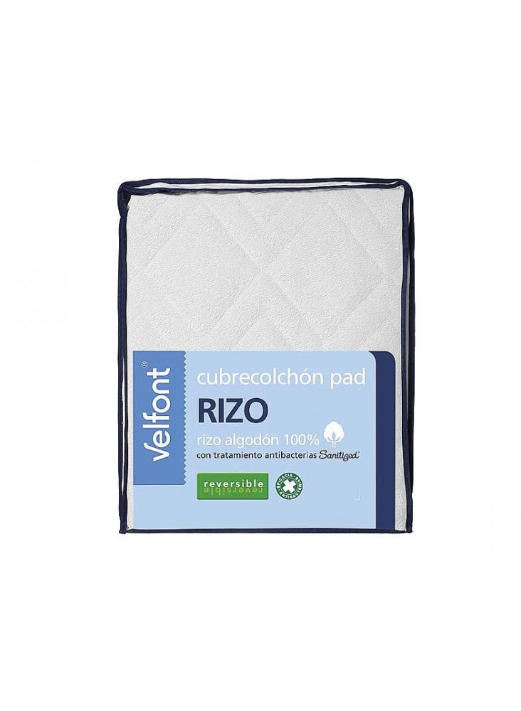 Cubrecolchón Pad Rizo Reversible Cubrecolchón Pad Rizo Reversible
