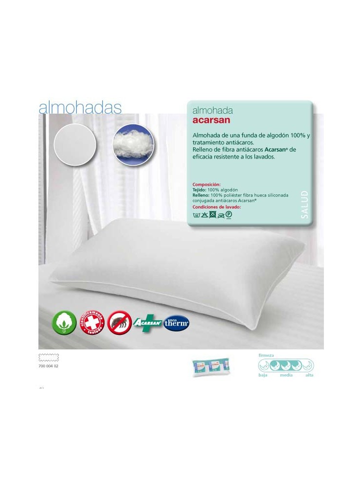Almohada antiácaros ACARSAN Almohada antiácaros ACARSAN